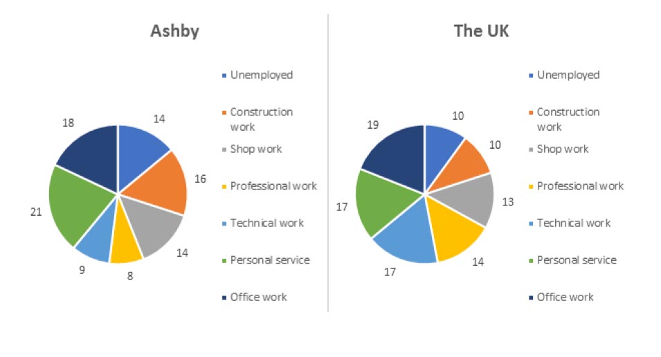 Writing task1 academic- pie chart